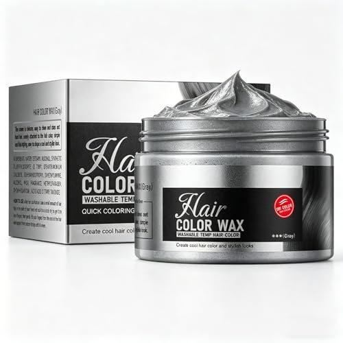 Cera para cabello lavable Moily color gris 1 pieza miniatura 2
