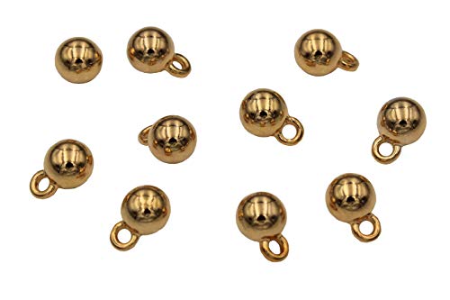 Lot De 12 Boutons Vintage En Demi-sphère Crème Lumineux - 1,4/1,5 Cm - Idéal Couture Rétro
