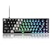 Akko MOD68 8K Rapid-Trigger-Tastatur, CNC-gefrästes Aluminium, kabelgebundene Hall-Effekt-Tastatur, 65% US-Layout, RT 0,005 mm, Cherry-Profil-Tastenkappen (Black Transparent, AstroAim Magnetschalter)