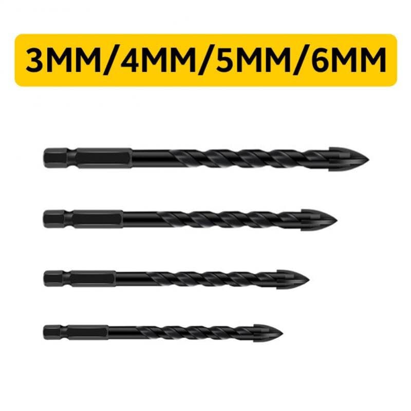 Set de brocas cruzadas 3-12 mm para azulejos miniatura 2