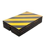 CRMENO 4 Pack Garage Wall Protector Garage Car Door Protector EVA Foam Wall Corner Reflective Warnin