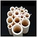 1PC 99% Alumina Ceramic Tube 100MM Multiple Sizes 1700℃ Heat/Wear/Corrosion Resistant Insulating 100MM ID 25mm × OD 32mm