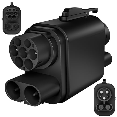 EVPEIWE CCS2 zu CCS1 Adapter, 250A/1000V DC bis zu 250kW & 32A/250V AC, CCS Combo 2 zu CCS Combo 1 â€¦ – Miniatur