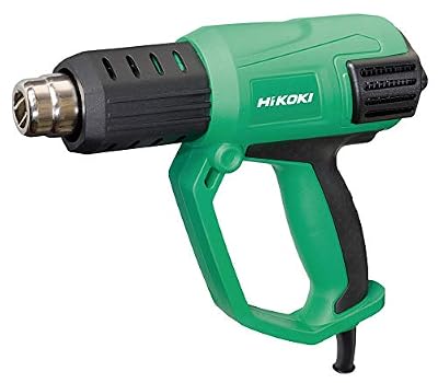 HiKOKI Pistola de Aire Caliente - 2000 W, 50 - 650° C - Pantalla LCD, Protección contra Sobrecalentamiento, Regulación de Temperatura Continua - Incluye Set de 5 Accesorios y Maletín
