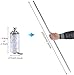 41 Inch Pocket Staff, Silver Metal Appearing Cane Magic Tricks Wand for Professional Magician Stage Magic Tricks