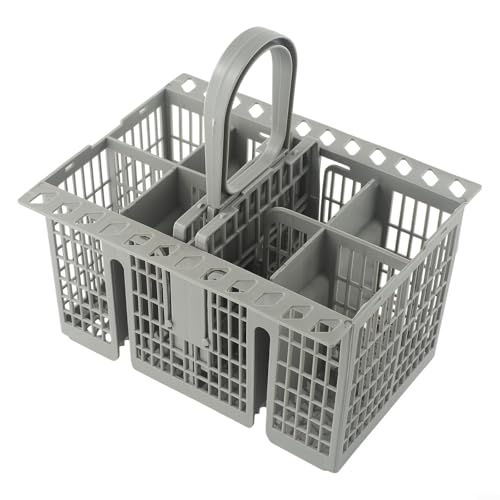 Bulevisiter Cesta de cubiertos para lavavajillas Bauknecht modelos C00257140 C00386607 386607 257140 484000008561 mango redondo desmontable