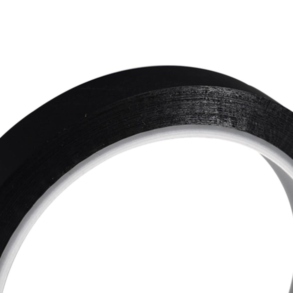 Taśma, czarna taśma maskująca o wymiarach 15 mm x 50 metrów(1pc)