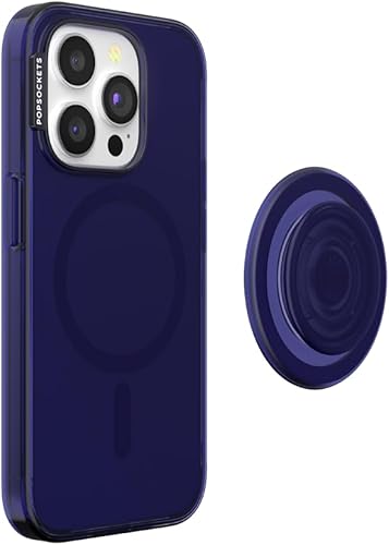 Miniatura 4 de PopSockets Funda para iPhone 15 Pro con agarre redondo para teléfono compatible con MagSafe, funda de teléfono para iPhone 15 Pro, compatible con