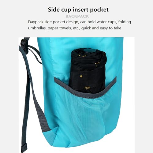 Mochila deportiva ligera plegable 16L para senderismo miniatura 3