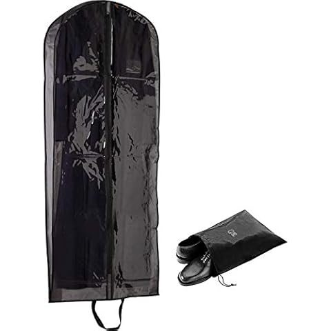 Breathable Long Clear Coat + Fur Storage Garment Bag | 54 Inch + 5 Inch Gusset | Mink, Wool, Winter, Trench Coat, Long Dress Cover | Hanging Clothes Protector Cover