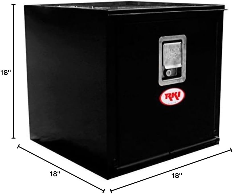RKI H181818 18 x 18 x 18 in. Steel Underbody, Black