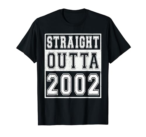 Straight Outta 2002 Classic Birth Of Birthday Year Vintage T�V���c