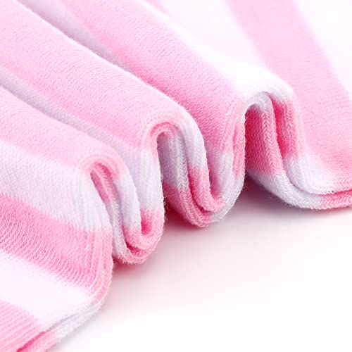 Image of DRESHOW Extra Long High Thigh Socks Striped Over Knee Thin Tights Long Stocking
