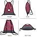 QueenNa Mochilas de Cuerdas Bolsa de Deporte Impermeable para Hombre con Cremallera...