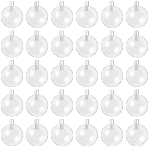 30 Pieces Dog Toy Squeakers, Squeakers, Replacement Squeakers for Dog Toys, Dog Plastic Toy Squeakers Clear Squeaky Dog Baby Toy Noise Maker Insert Replacement for Pet Supply (35 mm/ 1.38 Inches)