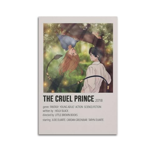 JVNALwnkv Póster artístico de El príncipe cruel, decoración de habitación, póster artístico para habitación, lienzo estético, decoración de dormitorio, 50 x 75 cm, estilo sin marco