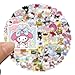 100Pcs Cool Character Sanrio Stickers for Water Bottles Skateboard Luggage Laptop Bumper Waterproof Vinyl Stickers Bulk for Boys Teens Adults (Sanri)