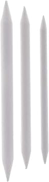 3 Sizes Blending Smudge Stump Stick Art Drawing Tools Deft Art Pencils, Drawing Pencils Sketch White Pens for Artists Students Beginner for Student Artist Charcoal Sketch Drawing Tools