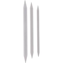 3 Sizes Blending Smudge Stump Stick Art Drawing Tools Deft Art Pencils, Drawing Pencils Sketch White Pens for Artists Students Beginner for Student Artist Charcoal Sketch Drawing Tools
