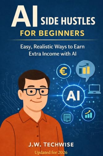 AI Side Hustles for Beginners: Easy, Realistic Ways to Earn Extra Income with AI (AI for the Average Joe Series Book 3)