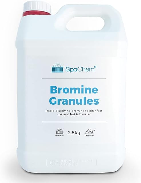 SpaChem 2.5kg Spa Bromine Granules - Disinfection of Swimming Pool Spas and Hot Tub Water - Premium Grade Bromine Infused Chemical, used as a primary sanitizer for your Spa or Pool