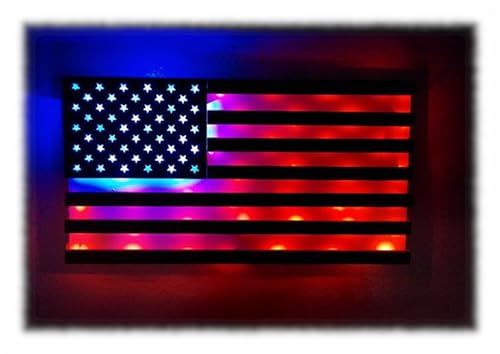 American Flag Led lighted 3d Sign, Stars & Stripes Illuminated