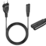 🔌 【Universel et compatible】 Ce câble alimentation tv Swiftctrl est un câble alimentation 2 broches universel pour une large gamme d'appareils électroménagers. Il convient comme câble d'alimentation pour de nombreuses alimentations, appareils audio, box TV et autres petits appareils avec une prise femelle en forme de 8 (Figur 8).