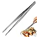 FANSH Pinzas de Barbacoa de Acero Inoxidable 304, Pinzas de Cocina Profesionales con Pinzas de Alimentos de Mango Largo, Pinzas de Barbacoa multifuncionales, 30 cm