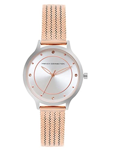 French Connection Analog Silver Dial Womens Watch-FCP30RTM (B0B2K7LNKS) Amazon Price History, Amazon Price Tracker