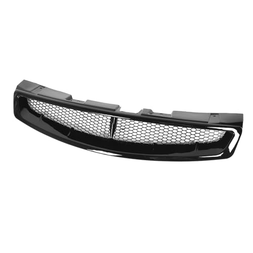 Parrilla delantera de ABS negro brillante para G35 Coupe 2003-2007, acabado de alta gama