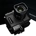 Gariz Black Label Genuine Leather BL-LCQBK Half Case for Leica Q Type 116, Black