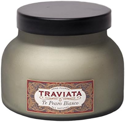 Traviata 20oz Jar Candle - Te Pearo Bianco