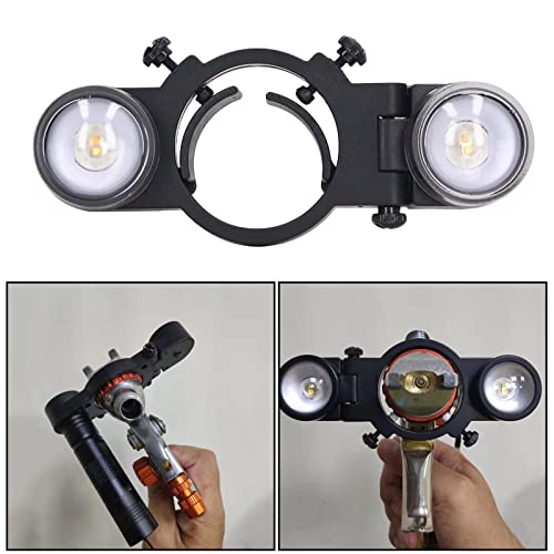 Image of 3 Gear Universal Paint Spray Guns Light(28 to 42mm Diameter), Car Electric Paint Guns Lamp with 4 Light Cover and 2 Batteries, for Car and Home Decorating