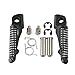 XMT-MOTOR Moto Frente Reposapiés Estriberas Clavijas para pies Pedales footrest para Kawasaki ZX-6R '03-'13 ZX-9R '98-'03 ZX-10R '04-'13 Z750 Z750S Z1000 '07-'13 ER6F NINJA 650R '09-'13