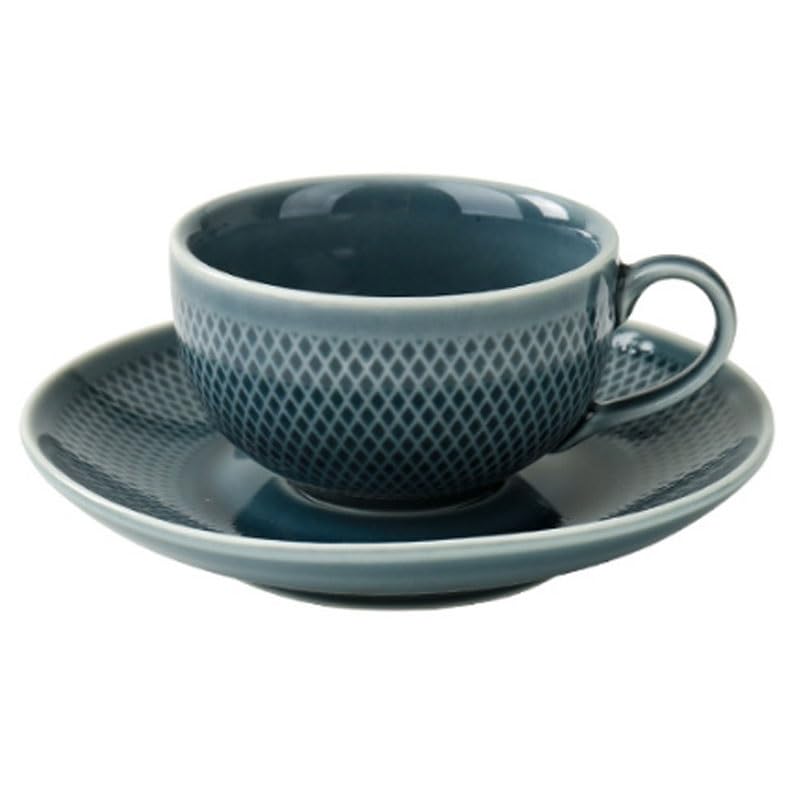 Porcelanowy kubek do kawy ze spodkiem, Ceramiczne wypalane w piecu. Zestaw spodków do filiżanki herbaty i kawy(Style1)