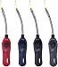 Produktbild 4X VANI Feuerzeug Kerzenanzünder biegsam flexibel Gas XXL Stabfeuerzeug 28 cm lang nachfüllbar + gratis 1 x Feuerzeug, Modern, Schwarz
