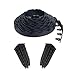 EasyFlex 3210E-100C Scallop No-Dig Landscape Edging, 100', Black