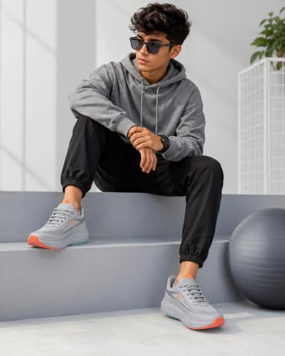 Image of Centrino Casual Sneakers for Men | Shoes for Man Stylish | Lightweight Lace-Up Canvas Shoes with Cushioned Insole | Breathable Comfortable Walking Shoes | Anti-Skid Sole | Mens Shoes for Office Outings (6832)
