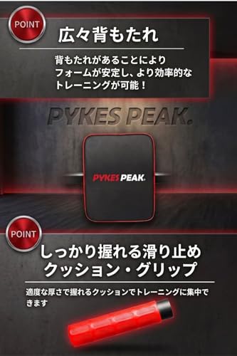 PYKES PEAK (パイクスピーク) ぶら下がり健康器 懸垂マシン 懸垂バー 【高さ調節 220cmまで / 耐荷重 150kg / 日本ブランド/国内検品済み】 ホームジム 筋トレ トレーニング チンニング 懸垂 健康器 ダイエット器具 健康器具 (ブラック) 7枚目