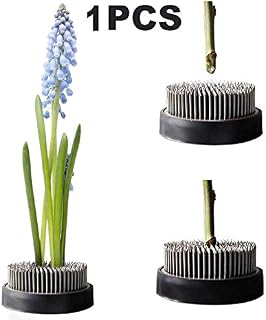 JUSTDOLIFE Flower Frog, Stainless Floral Frog Kenzans Flower Frog Round Heavy Duty Flower