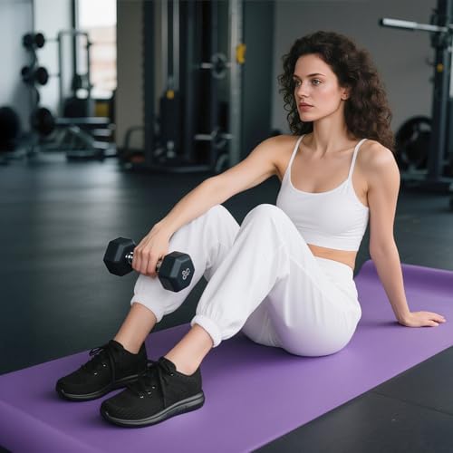 STQ Tennis Shoes Womens Sneakers Breathable Mesh Walking Shoes Arch Support Orthopedic Athletic Workout Gym Running Shoe for Travel Jogging Sports Cross Training2