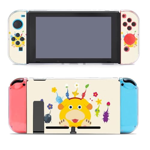 ピクミン 本体5点セット Switch 保護ケース ドック対応 コントローラー専用 分体式カバー ケース 超薄型 全面保護 着脱簡単 人気 アニメ ほごシェル プレゼント