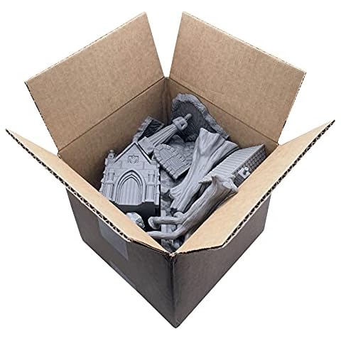 EnderToys Terrain Value Box - DND Terrain, 28mm Miniature Wargaming, Tabletop RPGs, Wargame Scenery Cover