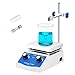 YaeCCC Magnetic Stirrer 4.7 x 4.7 Inch Heating Plate Magnetic Mixer SH-2 Hot Plate 1000ml Stirring Capacity Magnetic Stirrer Kit 180W 0~1600RPM 1L Volume Heating Power