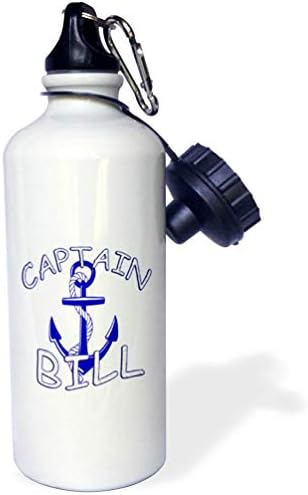 3dRose Captain Bill. Personalized Quotes. -Sports Water Bottle, 21oz , 21 oz, Multicolor image 3