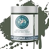 Daydream Apothecary Premium Chalk Style Paint for Furniture, Home Décor, Wood, DIY Interior Projects, Quick Dry, No Prep or Prime Needed, Matte Olive Green - 8oz