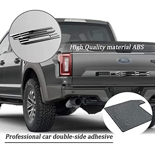 Tailgate Insert Letters Compatible For F15O 2021 2022 2023 3M Adhesive & 3D Raised Tailgate Decal Letters(Black American Flag） #TOP2