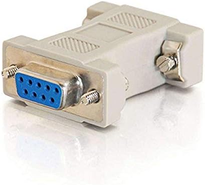 C2G 02457 MultiSync VGA (HD15) Male to DB9 Female Serial RS232 Adapter, Beige