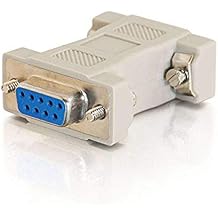 Legrand - C2G VGA Connector, DB9 to DB25 Adapter, Beige RS232 Serial Adapter, Serial Cable Adapter for Multisync Monitors, 1 Count, C2G 02457