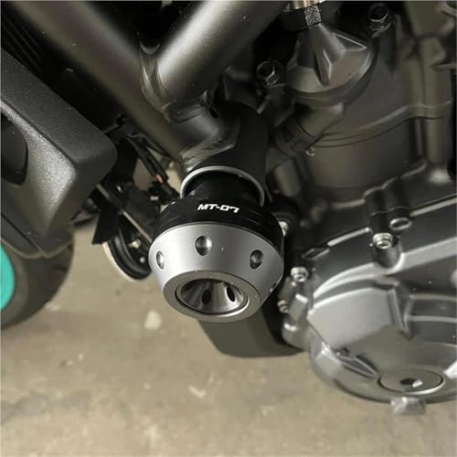 Yamaha XSR700 protection moteur robuste avec curseurs bleus - 3